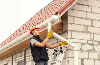 Pose et remplacement de gouttières à Geishouse